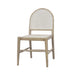 Bramble - Serenity Dining Chair w/ Upholstered Seat & Rattan Back - US-WS-85260TWW-RT01--- - GreatFurnitureDeal