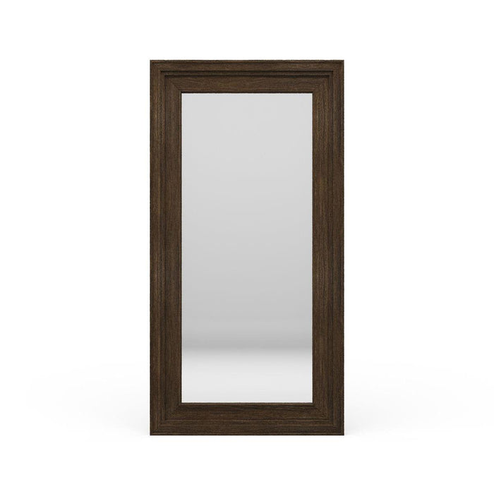 Bramble - Tuscan Rustic Distressed Standing Mirror - Teak - BR-85287