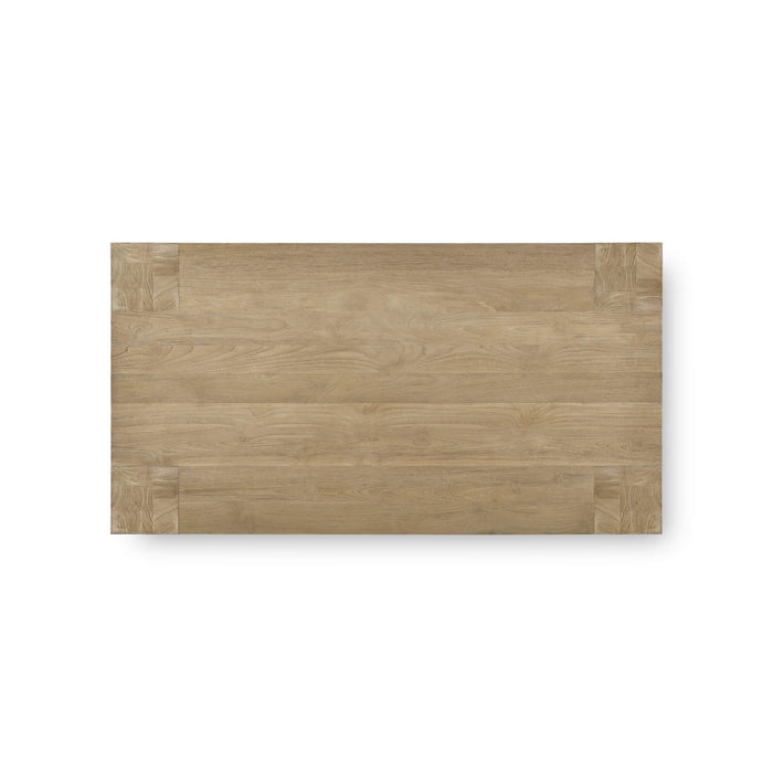 Bramble - Tuscan Rustic Distressed Teak Coffee Table in Teak Natural w/ Weathered Teak Distressing - 85289TNT----- - GreatFurnitureDeal