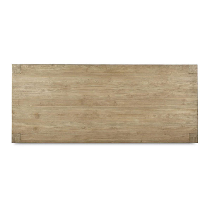 Bramble - Tuscan Rustic Distressed Dining Table 96'' - Teak - BR-85290