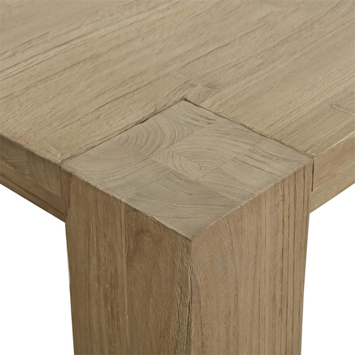 Bramble - Tuscan Rustic Distressed Dining Table 96'' - Teak - BR-85290