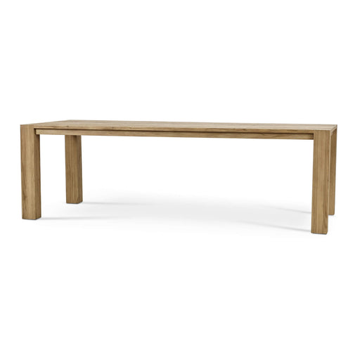 Bramble - Tuscan Rustic Distressed Teak Dining Table in Teak Natural w/ Weathered Teak Distressing - 85290TNT----- - GreatFurnitureDeal