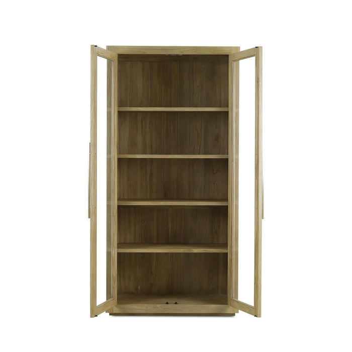 Bramble - Tuscan Rustic Distressed Display Cabinet - Teak - BR-85291
