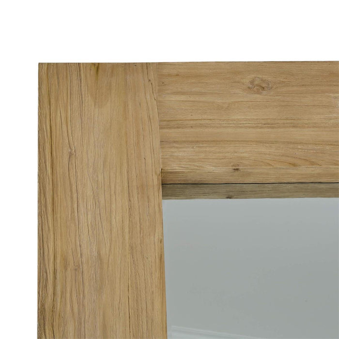 Bramble - Tuscan Rustic Distressed Large Mirror - Teak - BR-85292