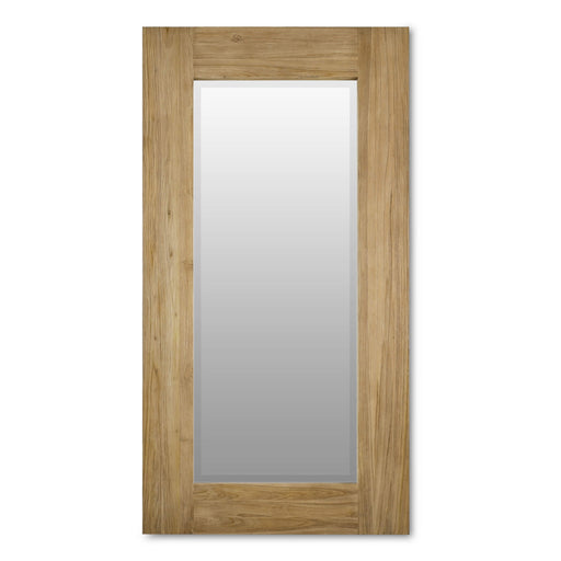 Bramble - Tuscan Rustic Distressed Teak Large Mirror in Teak Natural w/ Weathered Teak Distressing - 85292TNT----- - GreatFurnitureDeal