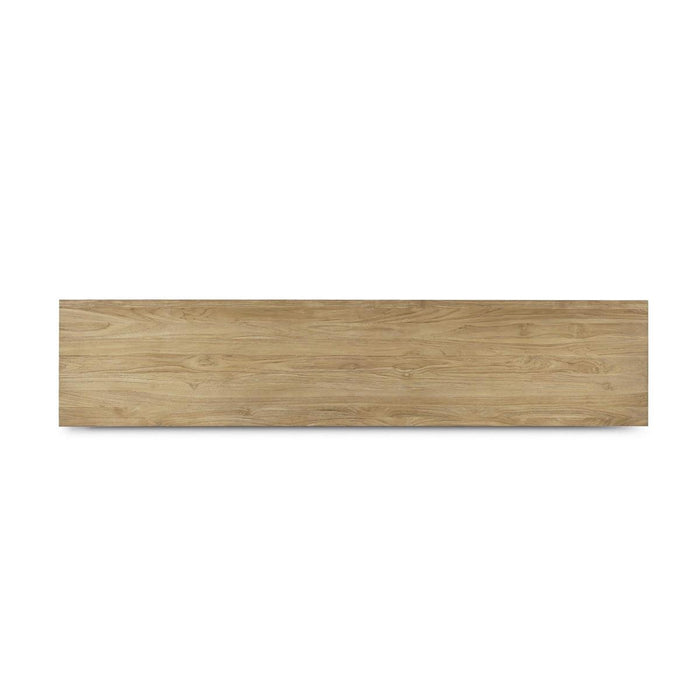 Bramble - Tuscan Rustic Distressed 4 Glass Door Sideboard - Teak - BR-85293