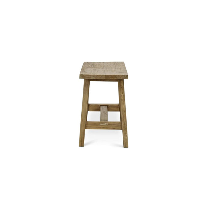 Bramble - Tuscan Rustic Distressed Bench in Teak - BR-85294
