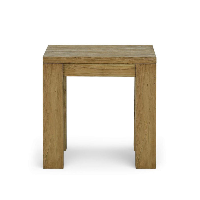 Bramble - Tuscan Rustic Distressed Side Table - Teak - BR-85296 - GreatFurnitureDeal