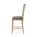 Bramble - Laurna Counter Stool w/ Upholstered Seat & Rattan Back - Teak - BR-85297 - GreatFurnitureDeal