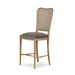 Bramble - Laurna Counter Stool w/ Upholstered Seat & Rattan Back - Teak - BR-85297 - GreatFurnitureDeal