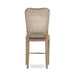 Bramble - Laurna Counter Stool w/ Upholstered Seat & Rattan Back - Teak - BR-85297 - GreatFurnitureDeal