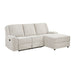 Homelegance - Monterey Reclining Sectional with Right Chaise in Beige - 8530BE*SC - GreatFurnitureDeal