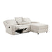Homelegance - Monterey Reclining Sectional with Right Chaise in Beige - 8530BE*SC - GreatFurnitureDeal