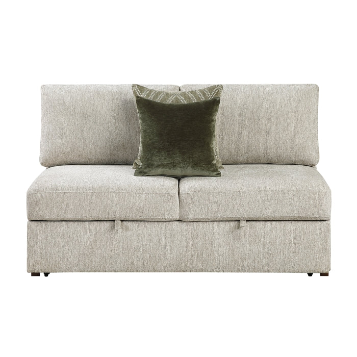 Homelegance - Isla 6 Piece Sectional with Reversible Chaise in Beige - 8548*7VC2ACR2ACLACAOT - GreatFurnitureDeal