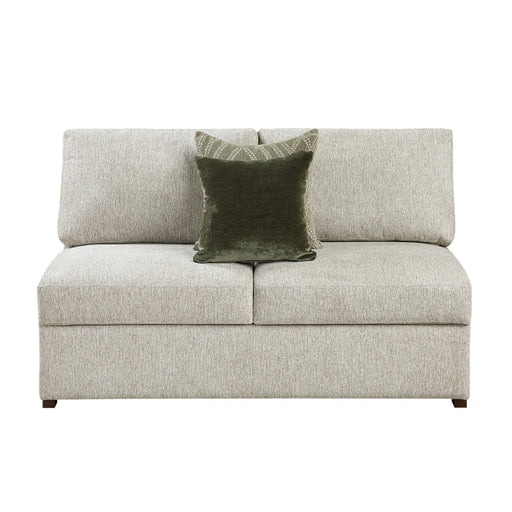 Homelegance - Isla Sectional with Convertible and Reversible Chaise in Sage Sand - 8548*6VCCR22AACA - GreatFurnitureDeal