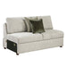 Homelegance - Isla 3 Piece Sectional with Pull-out Bed in Sage Sand - 8548*42ACLCR2AA - GreatFurnitureDeal