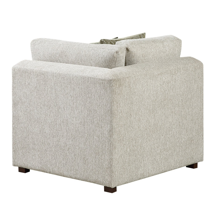 Homelegance - Isla 5 Piece Sectional with Reversible Chaise in Sage Sand - 8548*6VC2ACR2ACLAOT - GreatFurnitureDeal