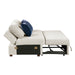 Homelegance - Isla 3 Piece Sectional with Reversible Chaises, Pull-out Bed and Hidden Storage, Click Motion Back in Beige - 8548BE*42VC2ACLA - GreatFurnitureDeal