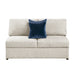 Homelegance - Isla 6 Piece Sectional with Reversible Chaise, Pull-out Bed, Hidden Storage and Ottoman in Beige - 8548BE*7VC2ACR2ACLACAOT - GreatFurnitureDeal