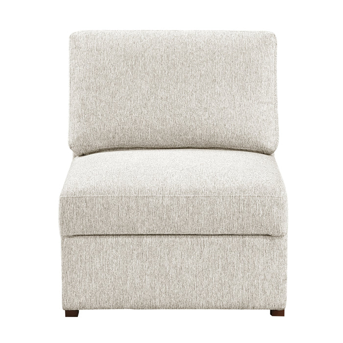 Homelegance - Isla 4 Piece Sectional with Convertible and Reversible Chaise, Hidden Storage, Click Motion Back in Beige - 8548BE*5VC2ACRACA - GreatFurnitureDeal
