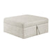 Homelegance - Isla 5 Piece Sectional with Reversible Chaise, Pull-out Bed, Hidden Storage and Ottoman in Beige - 8548BE*6VC2ACR2ACLAOT - GreatFurnitureDeal