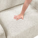 Homelegance - Isla 4 Piece Sectional with Reversible Chaise, Pull-out Bed and Hidden Storage in Beige - 8548BE*5VC2ACR2ACLA - GreatFurnitureDeal