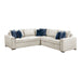 Homelegance - Isla 3 Piece Sectional with Pull-out Bed in Beige - 8548BE*42ACLCR2AA - GreatFurnitureDeal