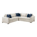 Homelegance - Isla 3 Piece Sectional with Pull-out Bed in Beige - 8548BE*42ACLCR2AA - GreatFurnitureDeal