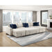 Homelegance - Isla 3 Piece Sectional with Reversible Chaises, Pull-out Bed and Hidden Storage, Click Motion Back in Beige - 8548BE*42VC2ACLA - GreatFurnitureDeal