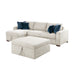 Homelegance - Isla 3 Piece Sectional with Reversible Chaise in Beige - 8548BE*4VC2ACLAOT - GreatFurnitureDeal