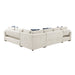 Homelegance - Isla 4 Piece Sectional with Reversible Chaise, Pull-out Bed and Hidden Storage in Beige - 8548BE*5VC2ACR2ACLA - GreatFurnitureDeal