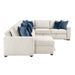 Homelegance - Isla 4 Piece Sectional with Reversible Chaise, Pull-out Bed and Hidden Storage in Beige - 8548BE*5VC2ACR2ACLA - GreatFurnitureDeal