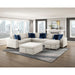Homelegance - Isla 5 Piece Sectional with Reversible Chaise, Pull-out Bed, Hidden Storage and Ottoman in Beige - 8548BE*6VC2ACR2ACLAOT - GreatFurnitureDeal