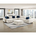 Homelegance - Isla 6 Piece Sectional with Reversible Chaise, Pull-out Bed, Hidden Storage and Ottoman in Beige - 8548BE*7VC2ACR2ACLACAOT - GreatFurnitureDeal