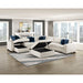 Homelegance - Isla 6 Piece Sectional with Reversible Chaise, Pull-out Bed, Hidden Storage and Ottoman in Beige - 8548BE*7VC2ACR2ACLACAOT - GreatFurnitureDeal