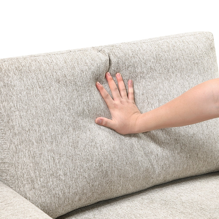 Homelegance - Isla Sectional with Convertible and Reversible Chaise in Sage Sand - 8548*6VCCR22AACA - GreatFurnitureDeal