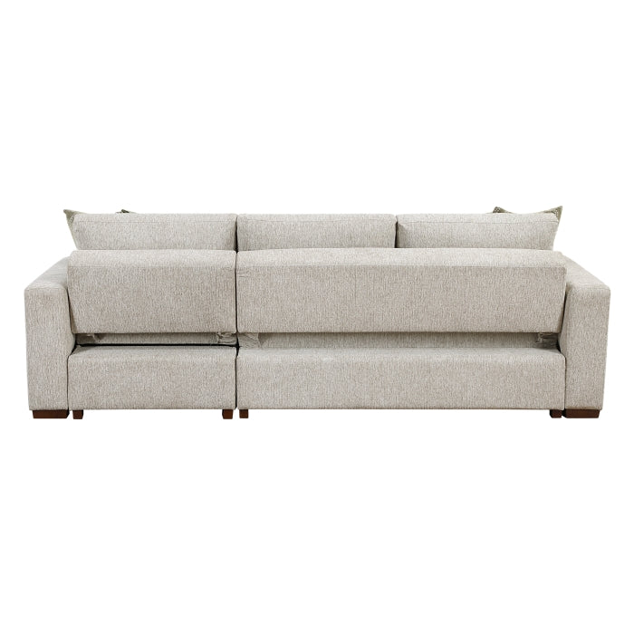 Homelegance - Isla 2 Piece Modular Sectional in Sage Sand - 8548*3VC2ACLA - GreatFurnitureDeal