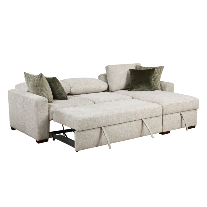 Homelegance - Isla 2 Piece Modular Sectional in Sage Sand - 8548*3VC2ACLA - GreatFurnitureDeal