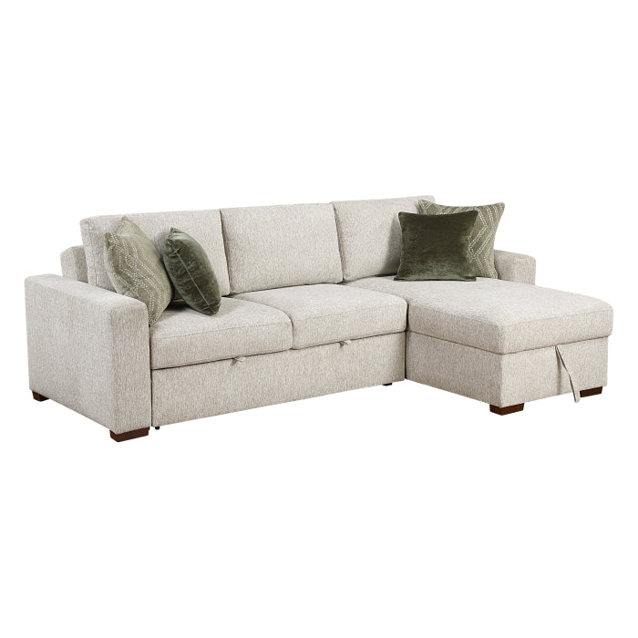 Homelegance - Isla 2 Piece Modular Sectional in Sage Sand - 8548*3VC2ACLA - GreatFurnitureDeal