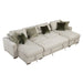 Homelegance - Isla 3 Piece Sectional with Reversible Chaises in Sage Sand - 8548*42VC2ACLA - GreatFurnitureDeal