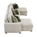 Homelegance - Isla 3 Piece Sectional with Reversible Chaises in Sage Sand - 8548*42VC2ACLA - GreatFurnitureDeal