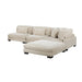 Homelegance - Traverse 4 Piece Modular Sectional with Ottoman - 8555BE*2AC1CROT - GreatFurnitureDeal