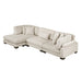 Homelegance - Traverse 3 Piece Modular Sectional with Reversible Chaise - 8555BE*CRACVC - GreatFurnitureDeal