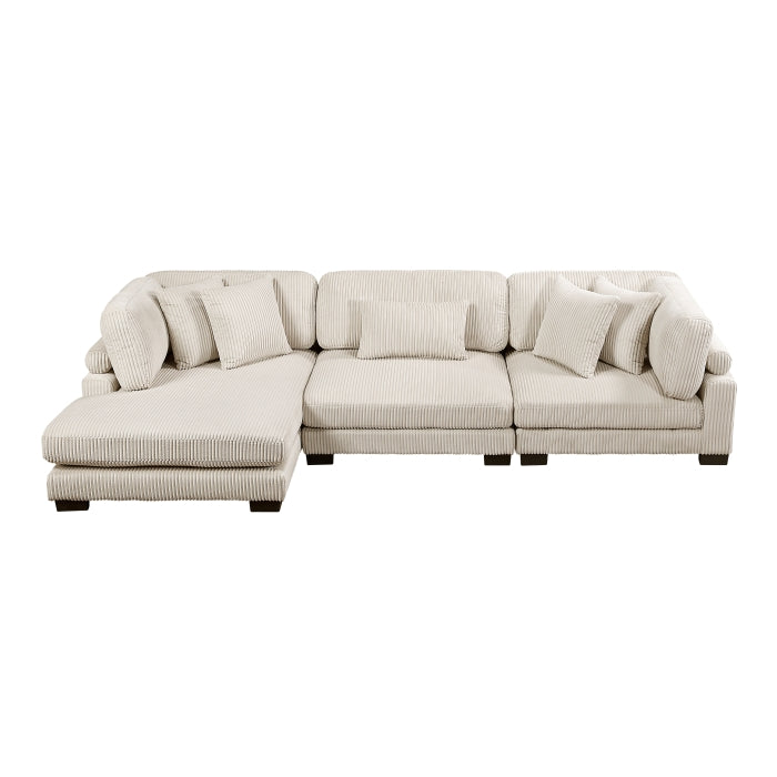 Homelegance - Traverse 3 Piece Modular Sectional with Reversible Chaise - 8555BE*CRACVC