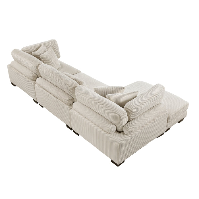 Homelegance - Traverse 3 Piece Modular Sectional with Reversible Chaise - 8555BE*CRACVC