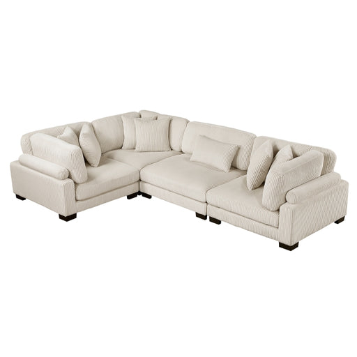 Homelegance - Traverse 4 Piece Modular Sectional - 8555BE*3CRAC - GreatFurnitureDeal