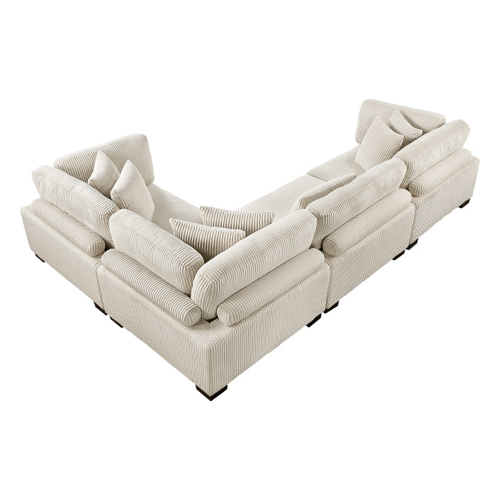 Homelegance - Traverse 4 Piece Modular Sectional - 8555BE*3CRAC