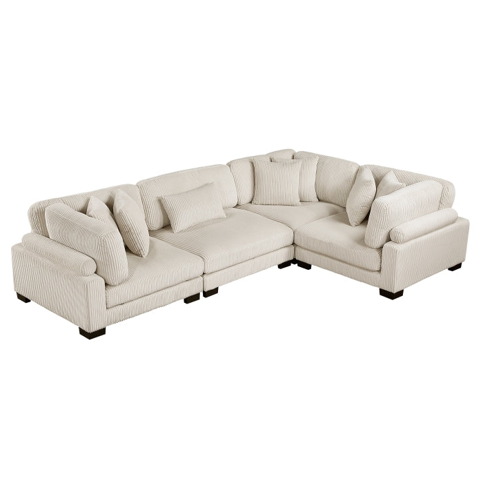 Homelegance - Traverse 4 Piece Modular Sectional - 8555BE*3CRAC