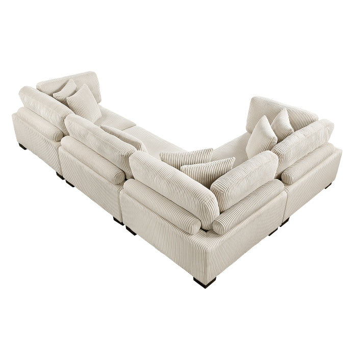 Homelegance - Traverse 4 Piece Modular Sectional - 8555BE*3CRAC