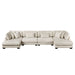 Homelegance - Traverse 4 Piece Modular Sectional with Reversible Chaise - 8555BE*2AC2VC - GreatFurnitureDeal